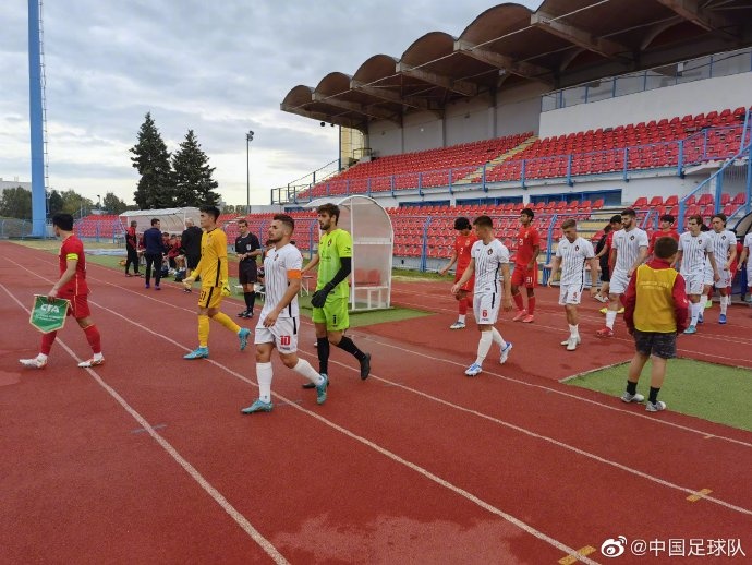 U21国足克罗地亚拉练1-1战平对手，高天语小角度破门