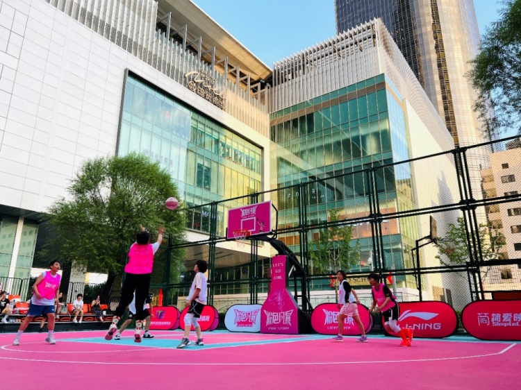 京城女子篮球比赛——粉色风暴国贸周赛正式开启