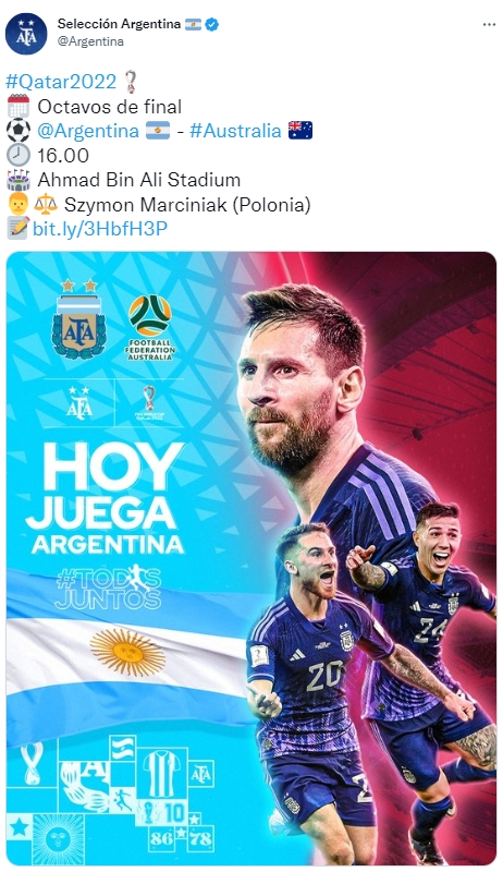 梅西举起美洲杯奖杯,阿根廷足球队潘帕斯雄鹰,梅西举起美洲杯,梅西举美洲杯 潘帕斯雄鹰出击！阿根廷晒16强战澳大利亚海报，梅西C位领衔