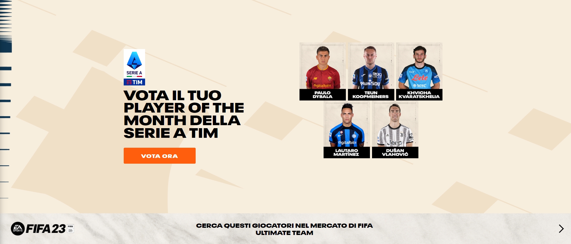 意甲9月最佳球员候选：迪巴拉&劳塔罗&克瓦拉茨赫利亚&DV9在列