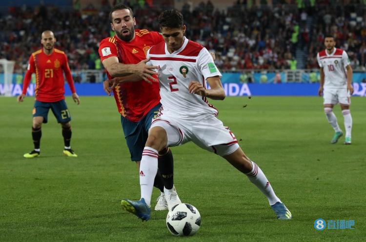 双星闪耀!阿什拉夫&齐耶赫世界杯出场7次为摩洛哥最多