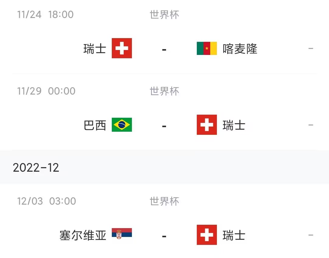 瑞士26人世界杯名单:扎卡,索默领衔,沙奇里,阿坎吉,r罗入选