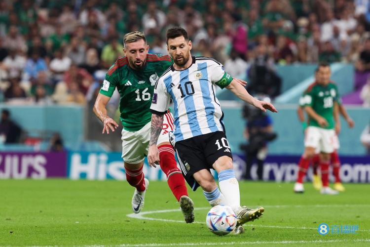 阿根廷vs墨西哥两队仅9脚射门，创66年世界杯有数据以来单场新低