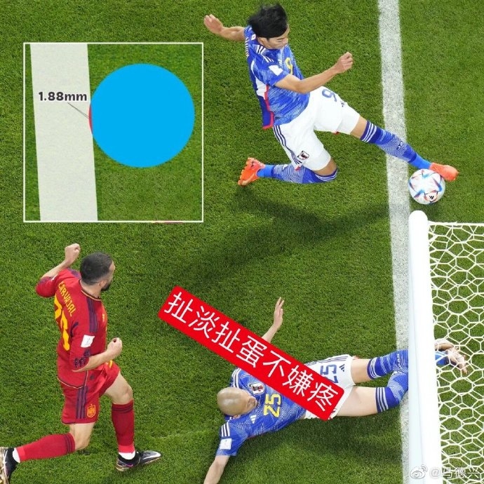 马德兴:日本争议球与底线有1.88mm重合,fifa在一本正经胡说八道 马德兴：日本争议球与底线有1.88mm重合，FIFA在一本正经胡说八道