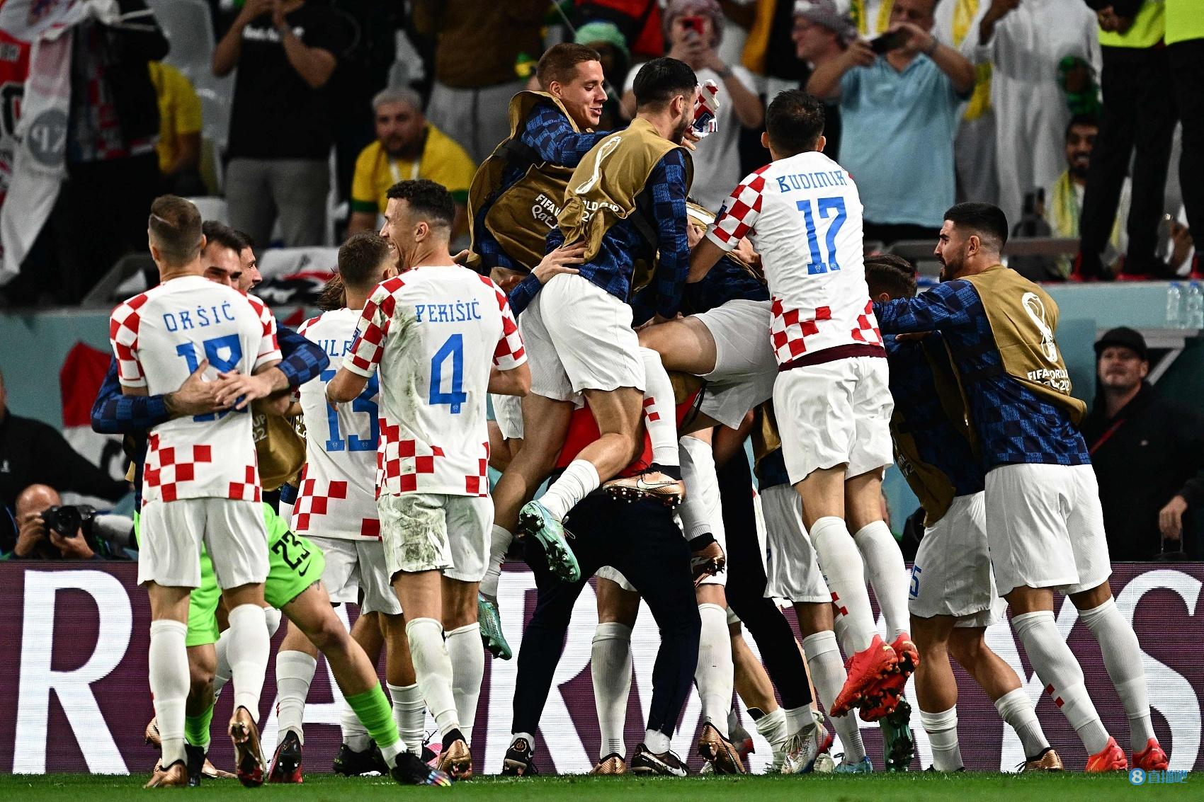 克罗地亚世界杯4次点球大战从未落败，与德国一起并列最多