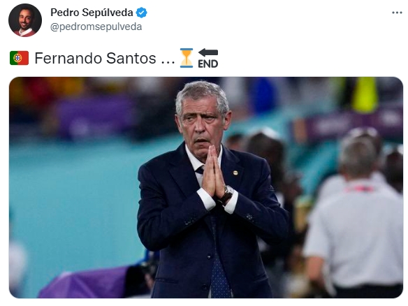 葡萄牙主教练桑托斯,葡萄牙主帅桑切斯,桑切斯葡萄牙教练,葡萄牙球员桑切斯 记者：葡萄牙主帅桑托斯离任进入倒计时