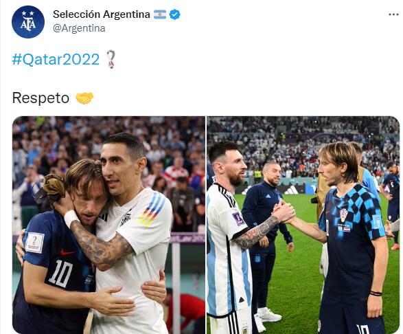 阿根廷官推晒迪马利亚、梅西与莫德里奇合照：尊重