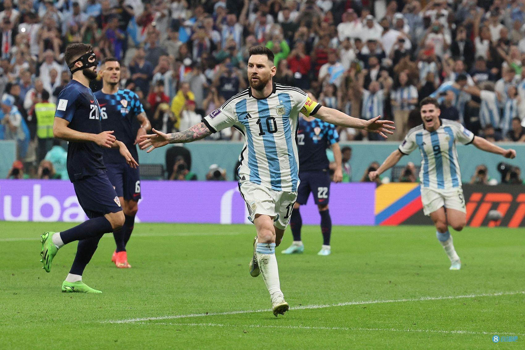 梅西单届世界杯直接参与7球，是阿根廷队史第四人