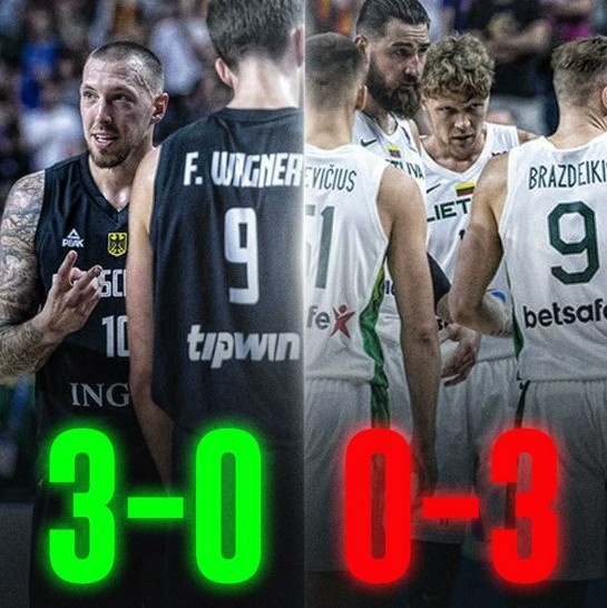 死亡之组！立陶宛开赛后遭遇三连败 队史在欧锦赛的最差开局
