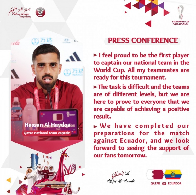 卡塔尔世界杯之后是谁 已经进入卡塔尔世界杯的球队 这是我在卡塔尔的最后一场比赛 卡塔尔进过世界杯 卡塔尔队长：世界杯的任务很艰巨，但我们有能力取得积极结果